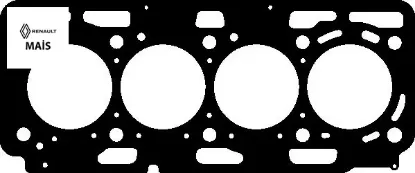 Sılındır kapak contası om607 w176 w246 c117 x156 w415 . K9k 1.5 dci megane fluence clıo kangoo maıs a6070160000/ 8200862244/ 110447055r resmi