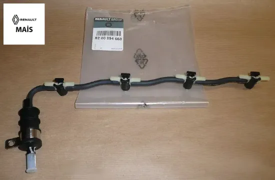 Yakıt rampası enjektör geri dönüş borusu lgn ııı-latıtude-koleos 2.0 dci m9r maıs 8200894668/ 8200417884/ 8200596291 resmi