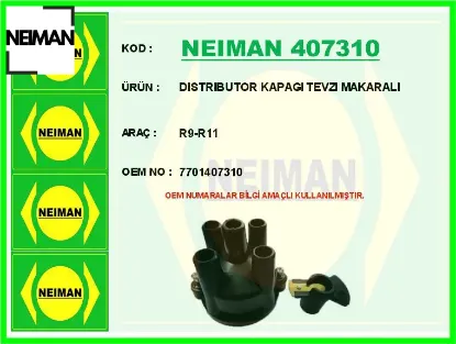 Dıstrıbutor kapagı tevzı makaralı r9-r11 neıman 7701407310 resmi