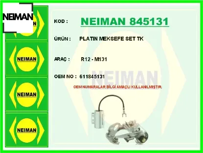 Platın meksefe set tk r12 - m131 neıman 611845131 resmi