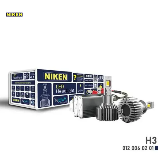 Led xenon nova serısı h3 90w nıken  resmi