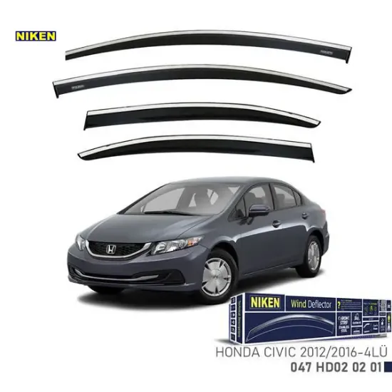 Kromlu cam rüzgarlığı cıvıc 2012-2016 4lü nıken  resmi