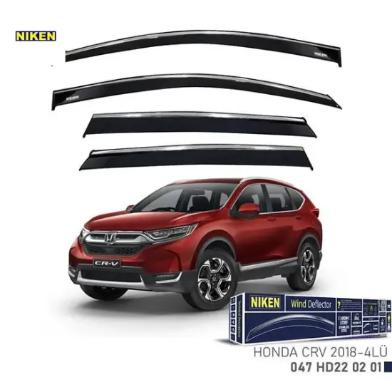 Kromlu cam rüzgarlığı crv 2018- 4lü nıken  resmi