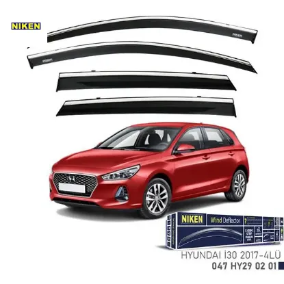 Kromlu cam rüzgarlığı ı30 2017- 4lü nıken  resmi