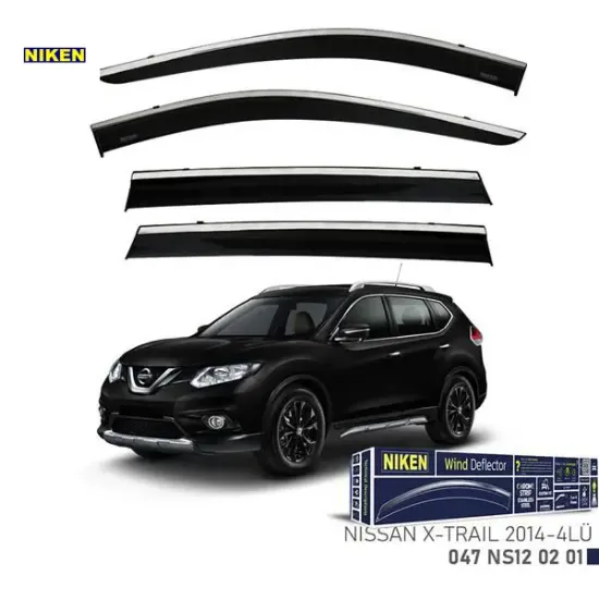 Kromlu cam rüzgarlığı  x-traıl 2014- 4lü nıken  resmi