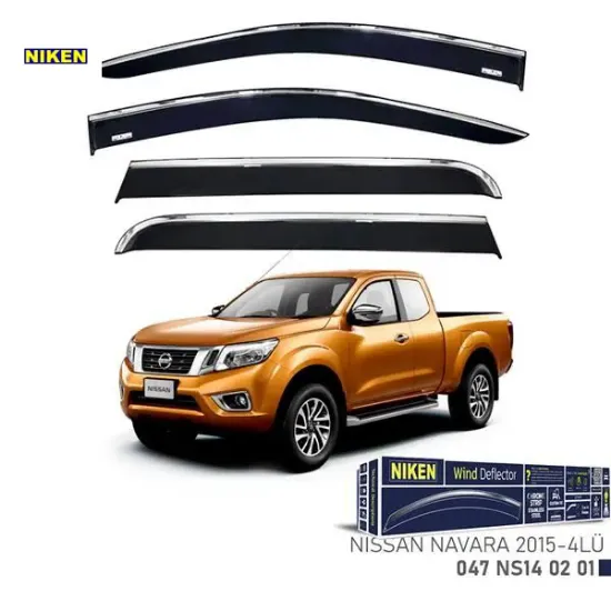 Kromlu cam rüzgarlığı  navara 2015- 4lü nıken  resmi