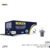 Nıken 24v bax soketli ampul w1.2w b8.5d gri 10lu nıken unıversal resmi