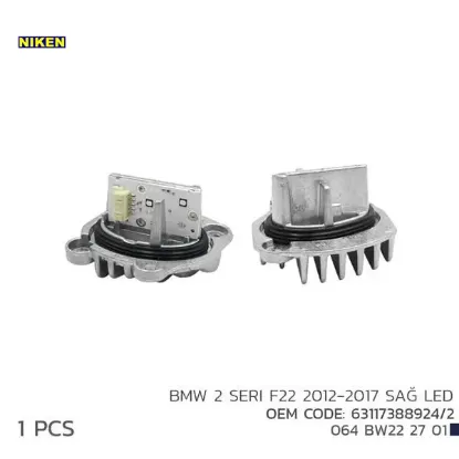 Bmw 2 f22 2012-2017 sağ led far modl 63117388924/2 nıken 63117388924/ 2 resmi