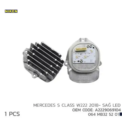 S class w222 2018-sağ led mod a2229069104 nıken a2229069104 resmi