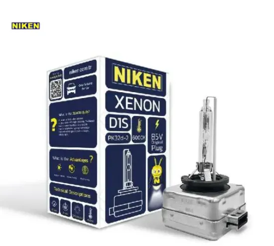Nıken d1s xenon far ampulu 85v 35w pk32d-2 6000k nıken  resmi