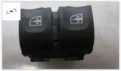 Cam açma/kapama anahtarı çiftli ön sol clıo ıv 12 captur ı 13 trafıc ııı 15 7 fişli oek 254118722r resmi