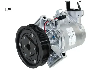 Klima kompresörü megane ııı 08 fluence 10 sandero ıı 12 logan ıı 12 lodgy 12 duster 10 1.5dci 1.6 16 oek 8201025121/ 926009154r/ 926001686r resmi