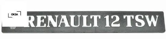 Arka yazı tsw bantlı r12 oksa  resmi
