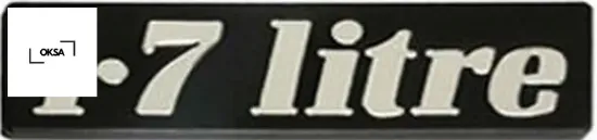 Arka yazı 1.7 litre bantlı r11 oksa 7700767427 resmi