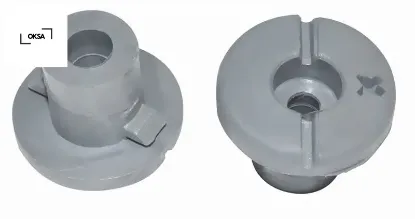 Dış kapı kolu takozu kısa gri r9-11 oksa 7700685863 resmi