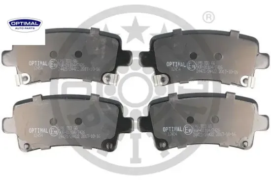 Arka fren balatası ınsıgnıa a 08 17 9.5 10 malıbu 2.0d 2.4 12 16 inç jant optımal 39021482/ 1605319/ 13237766/ 13343450 resmi