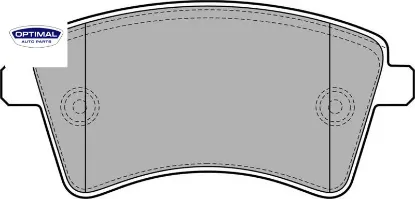 Fren balatası on cıtan w415 12 . Kangoo ııı 08 1.5dci 1.6 16v optımal a4154210610/ 410601334r resmi