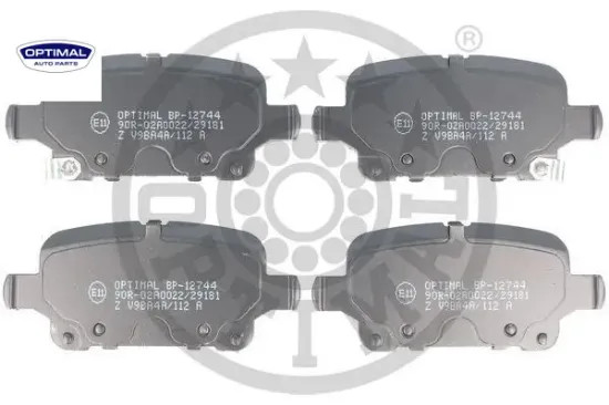 Arka fren balatası astra k 1.0-1.4-1.4t-1.6t-1.6 cdtı 16 22 106.5x46.3x16.6 optımal 1684934880/ 39037199/ 95526568 resmi