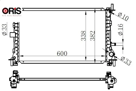 Motor su radyatoru focus ı 1.6 16v / 2.0 16v 98 04 otomatık sanzm. 600 348 26 orıs me98ab8005df/ 98ab8005kf/ 1671967 resmi