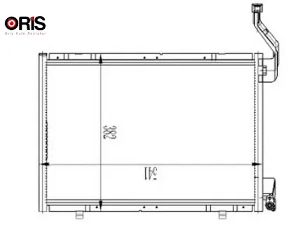 Klima kondenseri fiesta vı 1.6tdci 08 oto.-mek. Orıs 8v5119719acadae resmi