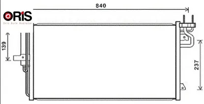 Klıma radyatoru kondenseri focus ııı 11 c-max ıı 15 kuga 13 tourneo connect 18 1.5 ecoboost 88k w 12 orıs 1856995/ ej7h19710ac/ ej7z19712b resmi