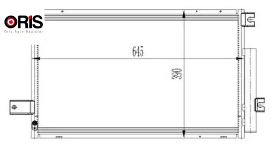 Klima kondenseri avensis 2.0d4d 03 > oto.-mek. Orıs 8845005170 resmi