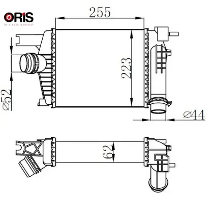 Turbo radyatörü ıntercooler clıo ıv 12> captur 13> duster 13> 0.9tce 1.2tce 1.5dci orıs 144961381r resmi