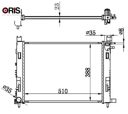 Motor su radyatoru captur ı 12> clıo ıv 12> dokker 12> symbol ııı 14> sandero ıı 12> 0.9 tce 1.2 tce orıs 214107326r/ 214100055r resmi