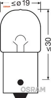 Ampul 24v 67 5w park sarsıntıya dayanıklı truckstar pro osram  resmi