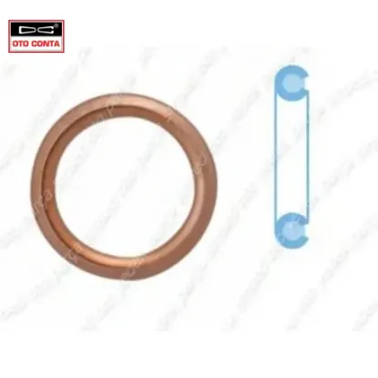 Karter yağ tapa pulu bakırlı ym r9/r12 otoconta 7903062003 resmi