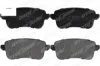 Arka fren balatası fluence 09> megane ııı 09> megane ıv 15> scenıc ııı 09> clıo v 19> captur ıı 20> otozone 440603558r/ 440604694r/ 440601416r resmi