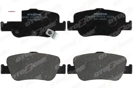 Arka fren balata aurıs. Corolla 1.33l 1.6l 1nr-fe 1zr-fae nre180 zre181 zre185 12-> 1.4l 1nd-ftv d-4 otozone 0446602180/ 0446602170/ 0446602181 resmi