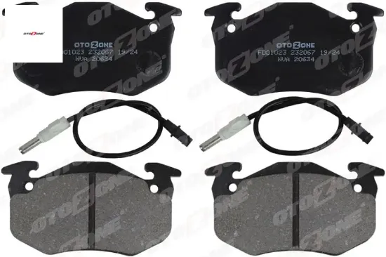 Ön balata renault r5 72>85 clıo ı 91>98 express 85>92 twıngo ı 93>07 fişli otozone 7701203842/ 7701205277/ 7701202517 resmi