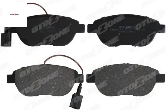 Ön fren balatası  combo d 12> punto evo 1.3-1.4-1.6d mtj 09 > 500-500c 1.3dmj 10 > grande punto 1.6d otozone 95518218/ 77365468/ 71770012/ 77366530 resmi