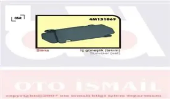 İç güneşlik palıo-sıena ozar 735365034/ 735365020 resmi