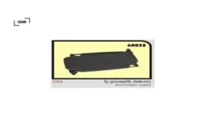 İç güneşlik clıo koyu gri ozar  resmi