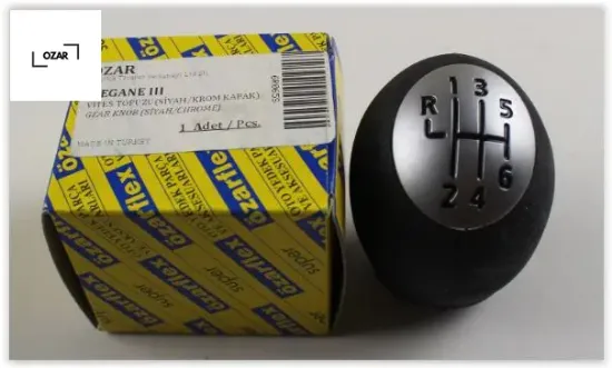 6r069 vites topuzu mgn ııı-fluence ym. Siyah-krom ozar  resmi