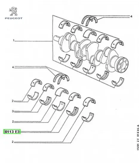 Ana yatak peugeot  resmi