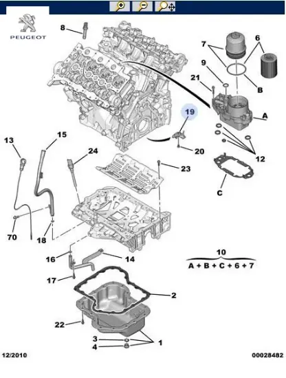 Yağ fıskıyesi peugeot  resmi