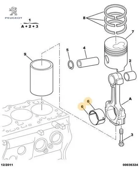 Kol yatak 0.50  s-2800 peugeot  resmi