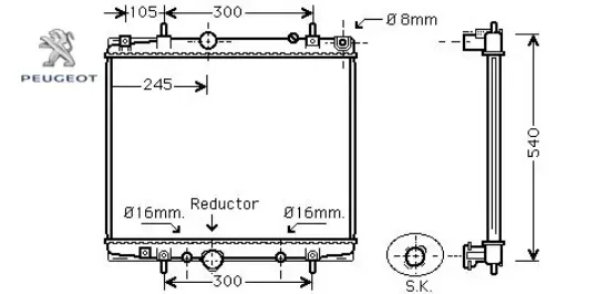 Radyatör klimalı peugeot  resmi