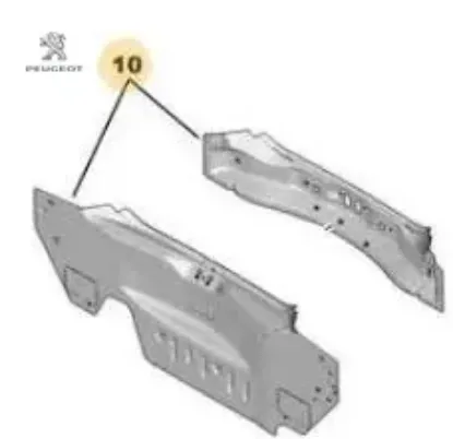 Arka panel komple    c-elysee-301 peugeot 1608357780 resmi