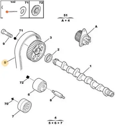 Mqp triger kayışı eurorepar 1608489880 resmi