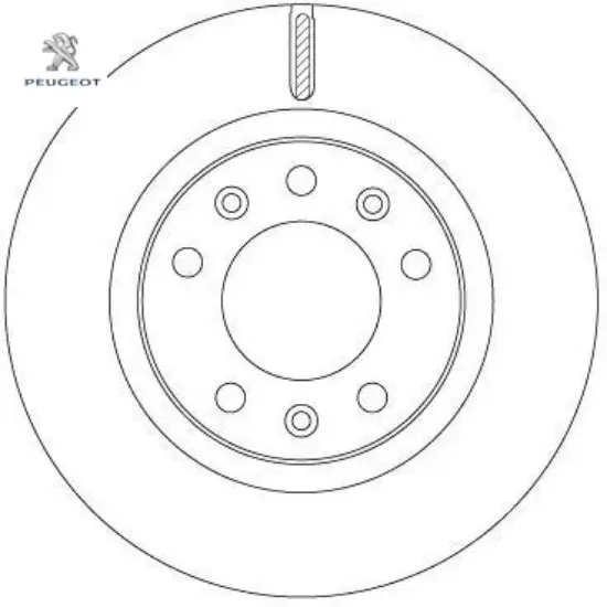 Ön fren disk aynası 308 peugeot  resmi