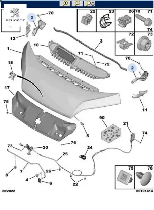 Sol kaput menteşesi boxer ducato 2015> peugeot 1382137080 resmi