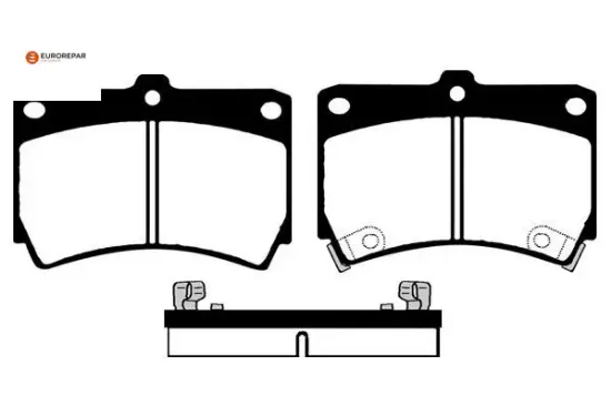 Erp fren balatası on (91mm) mazda 323 89- gdb1024 eurorepar  resmi