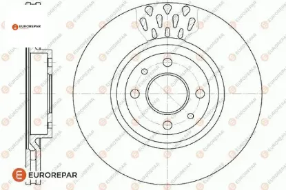 Erp ön fren diski (tekli) linea fiorino qubo bravo panda eurorepar  resmi