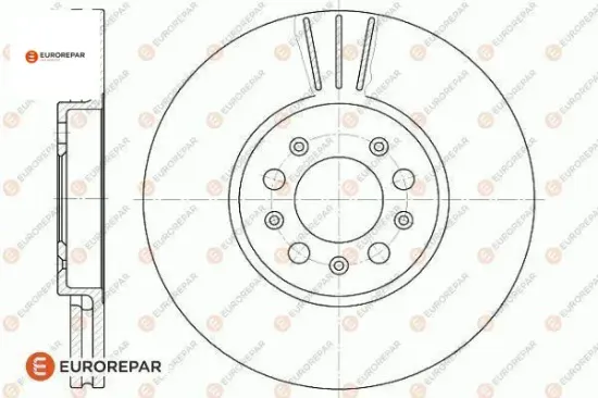 Erp fren dıskı (on) (x1) audı a3 sérıe 1 fl (au34) 1.8 ı turb eurorepar  resmi