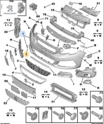 Çeki demir kapağı peugeot  resmi