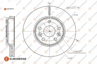 Erp fren diski megane ıı kangoo espace ııı laguna ı scenıc ı cıtan (w415) eurorepar  resmi